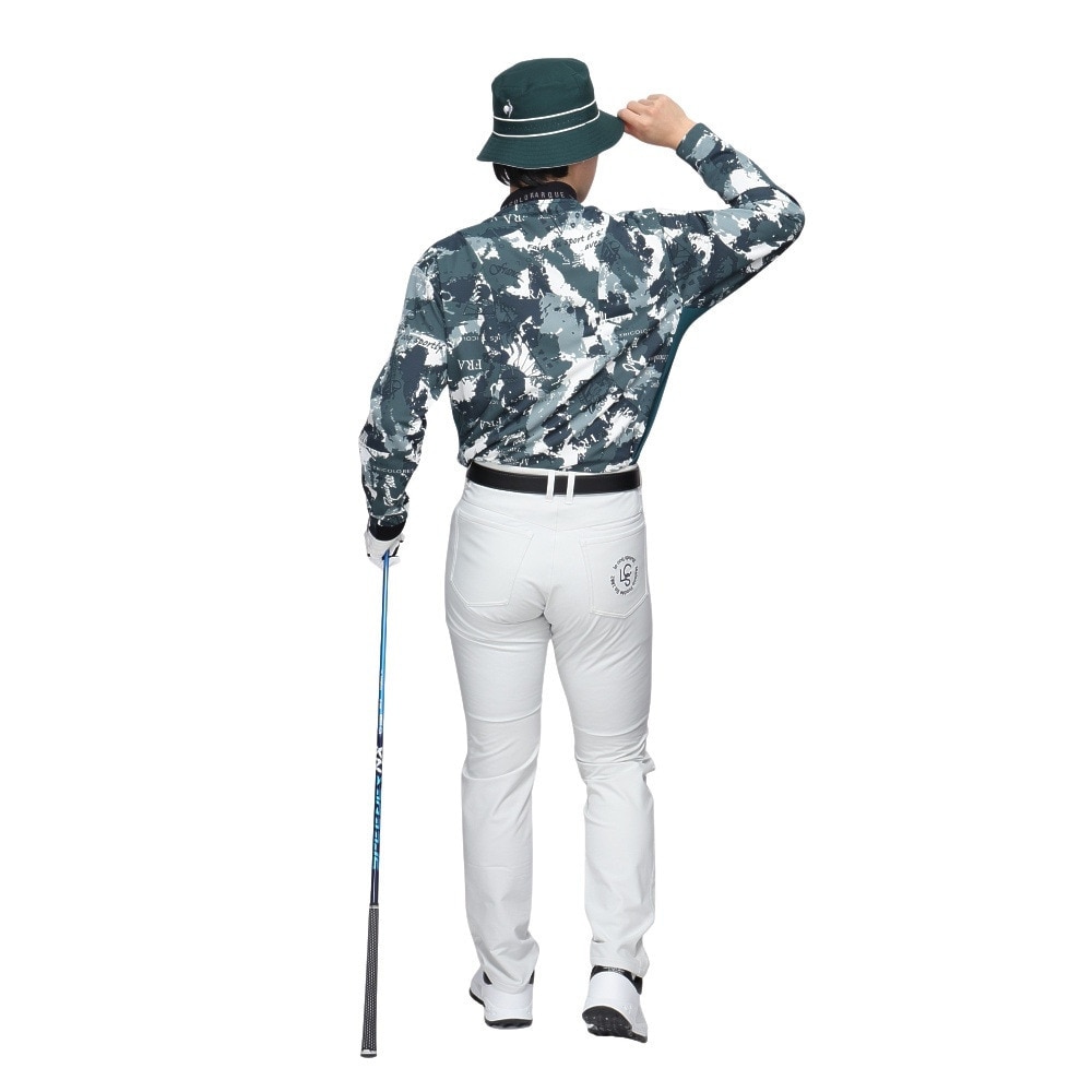 ルコックスポルティフ（lecoqsportif）（メンズ）ゴルフウェア ストレッチフォーサー 裏起毛 中綿ハイブリットパンツ LG4FLP04M GY00