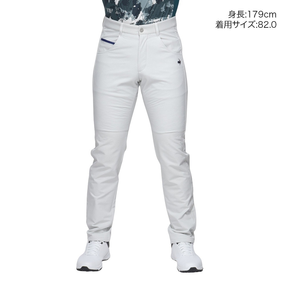 ルコックスポルティフ（lecoqsportif）（メンズ）ゴルフウェア ストレッチフォーサー 裏起毛 中綿ハイブリットパンツ LG4FLP04M GY00