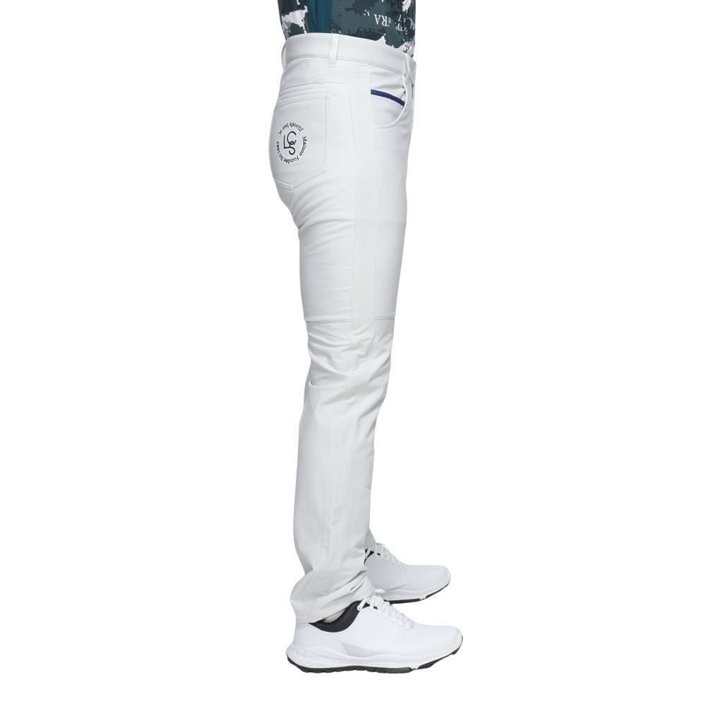 ルコックスポルティフ（lecoqsportif）（メンズ）ゴルフウェア ストレッチフォーサー 裏起毛 中綿ハイブリットパンツ LG4FLP04M GY00