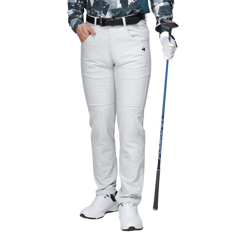 ルコックスポルティフ（lecoqsportif）（メンズ）ゴルフウェア ストレッチフォーサー 裏起毛 中綿ハイブリットパンツ LG4FLP04M GY00