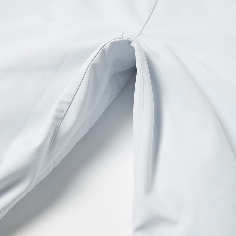 ルコックスポルティフ（lecoqsportif）（メンズ）ゴルフウェア 防風 裏起毛 ハイブリッド 中綿 ロングパンツ LG5FLP02M GY00