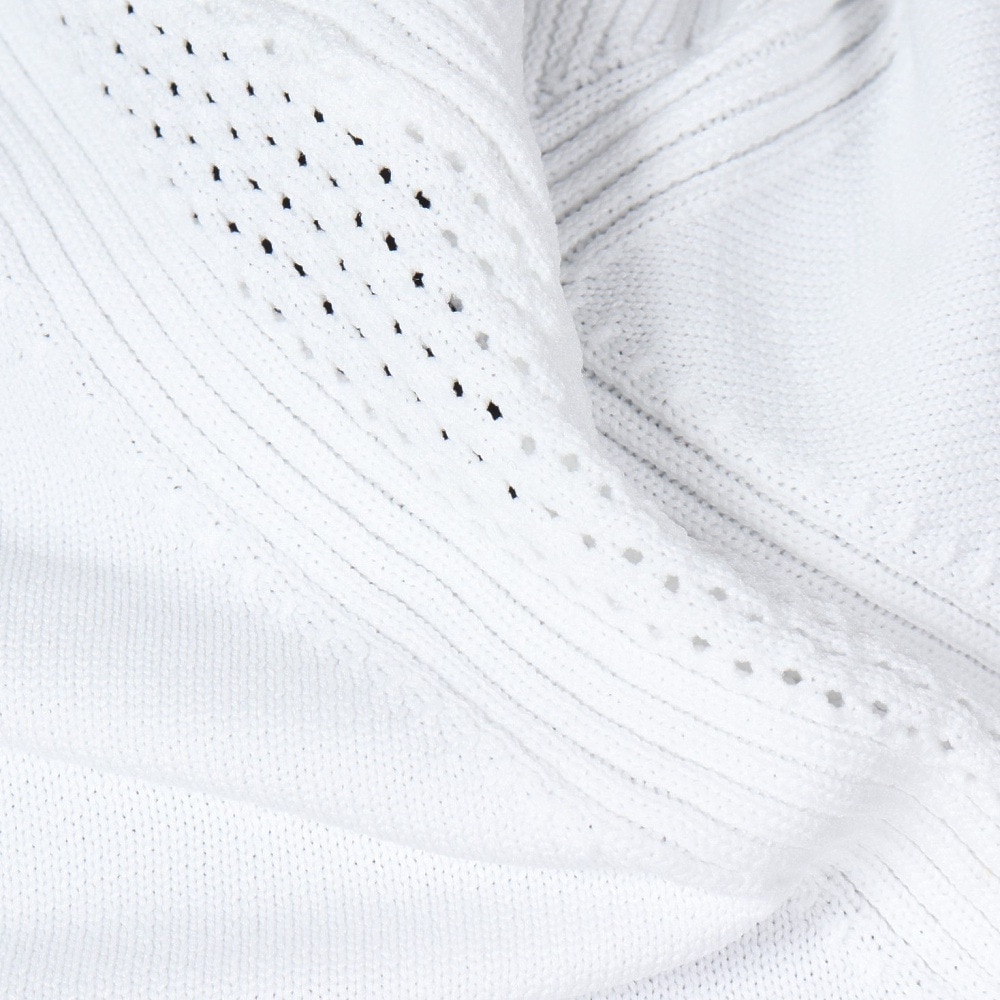 アディダス（adidas）（メンズ）ゴルフウェア 透湿性 通気性 爽やか PRIMEKNIT 長袖ポロシャツ LOL44-HG1656WH st★★★