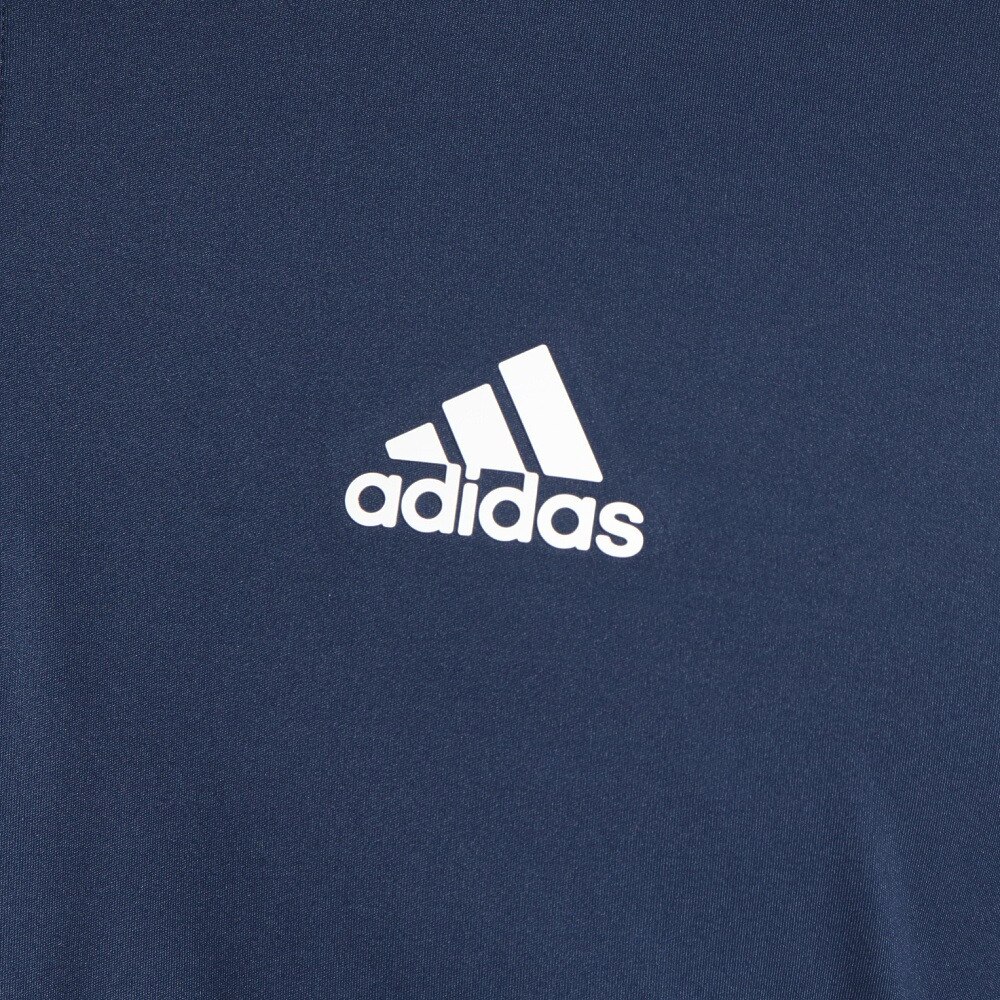 アディダス（adidas）（メンズ）ゴルフウェア ポロシャツ 吸湿性 ビッグアディダスロゴ 長袖 ストレッチ ボタンダウンシャツ P9739-HG8305NV