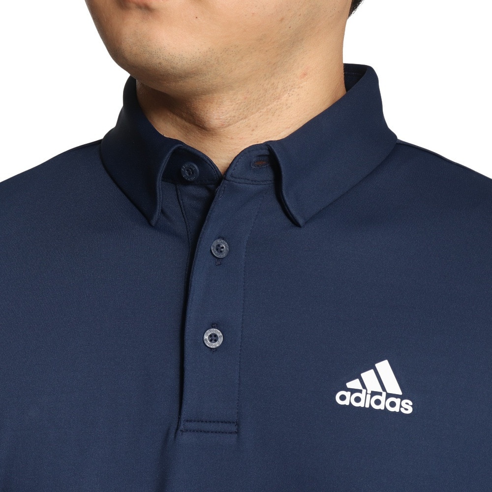 adidas golf アディダス ゴルフウェア 長袖ポロシャツ Ｌサイズ