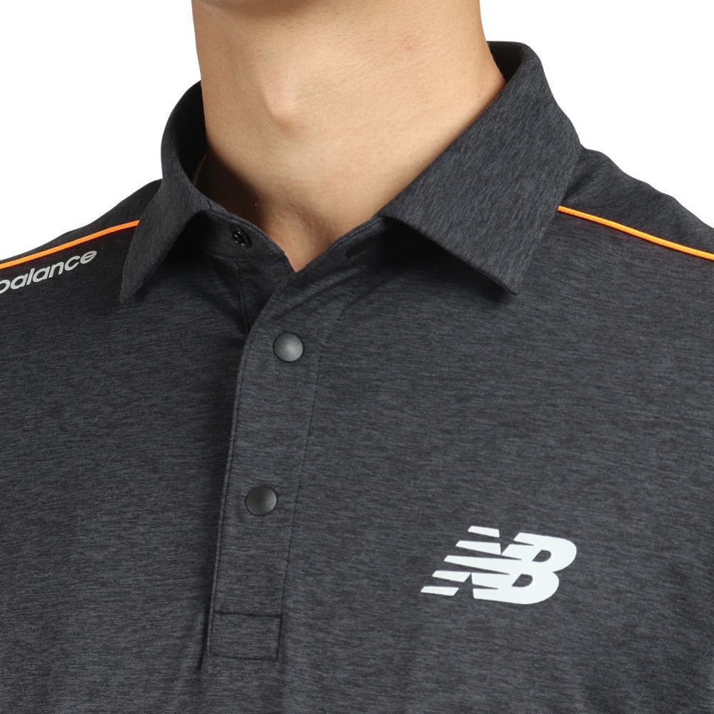 new balance golf 半袖 ポロシャツ　ストレッチ・UPF40+ウエア
