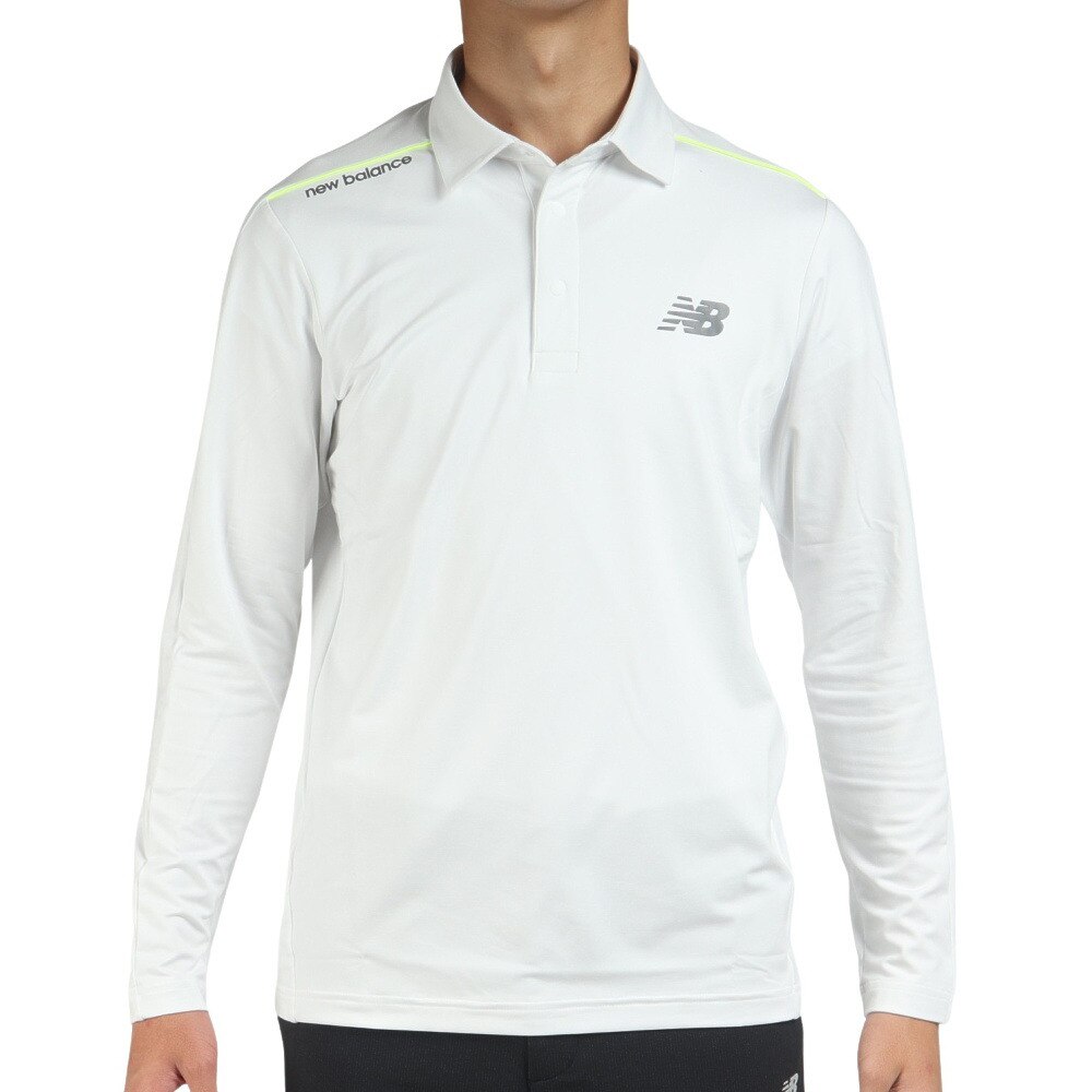 ニューバランス（new balance）（メンズ）ゴルフウェア UV 紫外線 UPF40 フィット 長袖カラーシャツ 012-2269002-030★★★