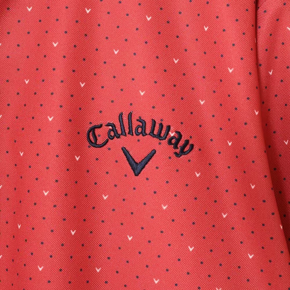 キャロウェイ（CALLAWAY）（メンズ）ゴルフウェア ドットプリント カノコ長袖シャツ C22233101-1100