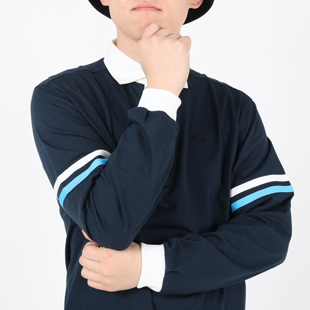 コブラ（Cobra）（メンズ）ゴルフウェア リラックスコットン長袖ポロシャツ 93042501