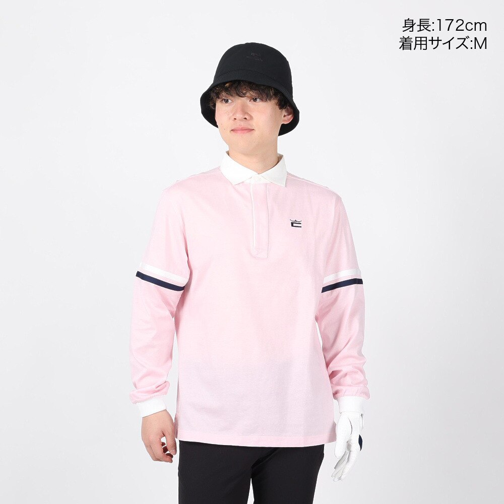 コブラ（Cobra）（メンズ）ゴルフウェア リラックスコットン長袖ポロシャツ 93042503