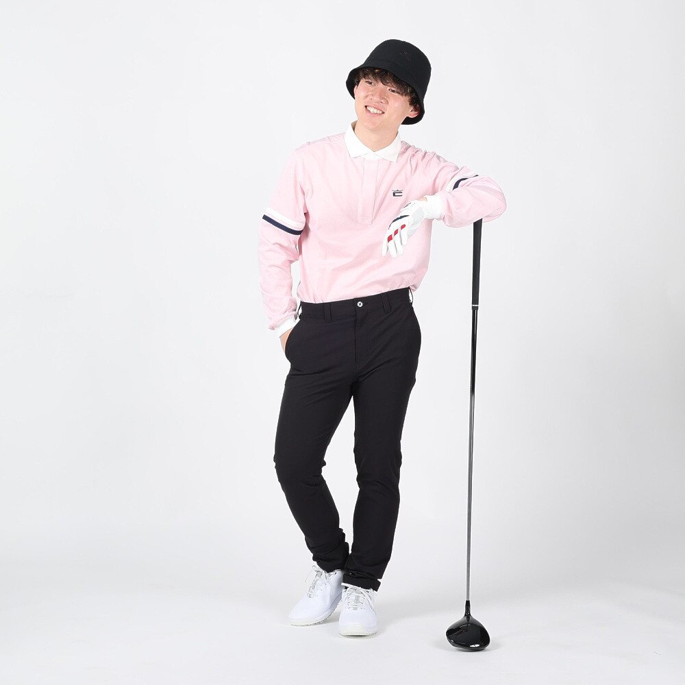 コブラ（Cobra）（メンズ）ゴルフウェア リラックスコットン長袖ポロシャツ 93042503