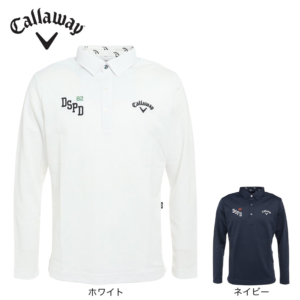 キャロウェイ（CALLAWAY）（メンズ）ゴルフウェア 吸汗 速乾 23M1長袖シャツ00 C23133100-1030