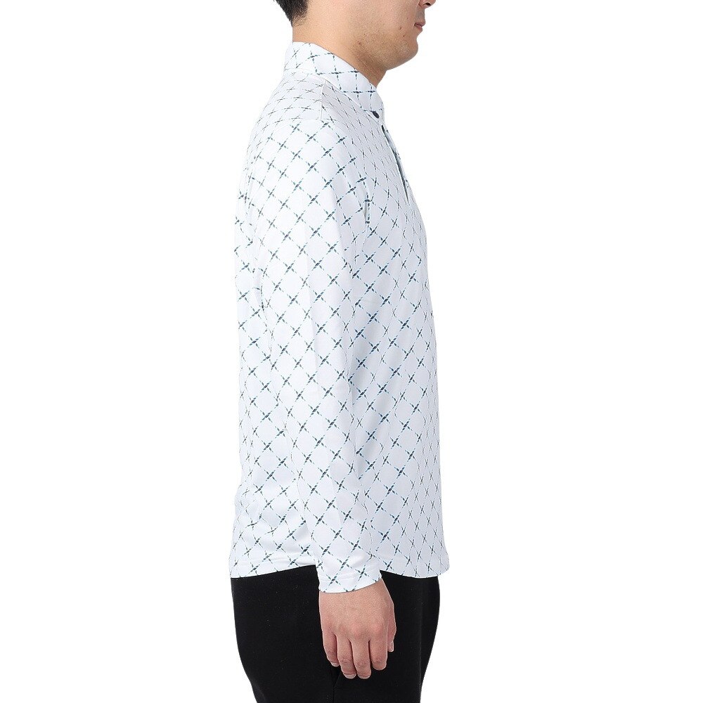 アンダーアーマー（UNDER ARMOUR）（メンズ）ゴルフウェア プレイオフ デュース 長袖 ポロシャツ 1381280 100