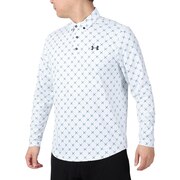 アンダーアーマー（UNDER ARMOUR）（メンズ）ゴルフウェア プレイオフ デュース ロングスリーブ ポロシャツ 1381280 100