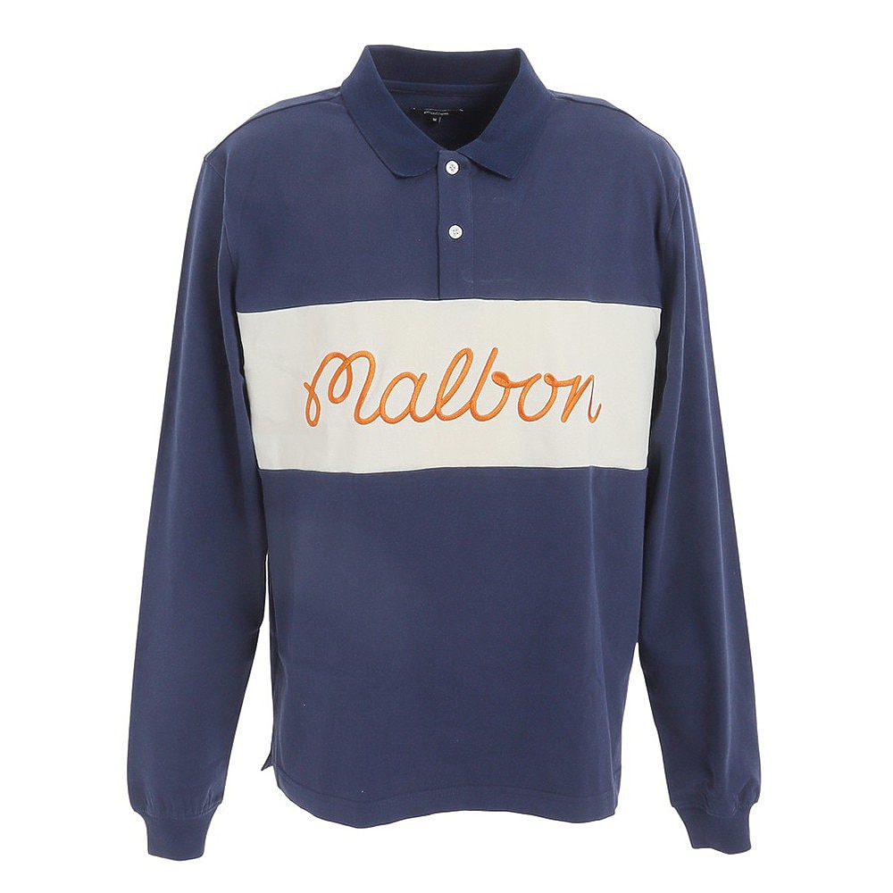 マルボンゴルフ malbon Tシャツ 青 マルボン