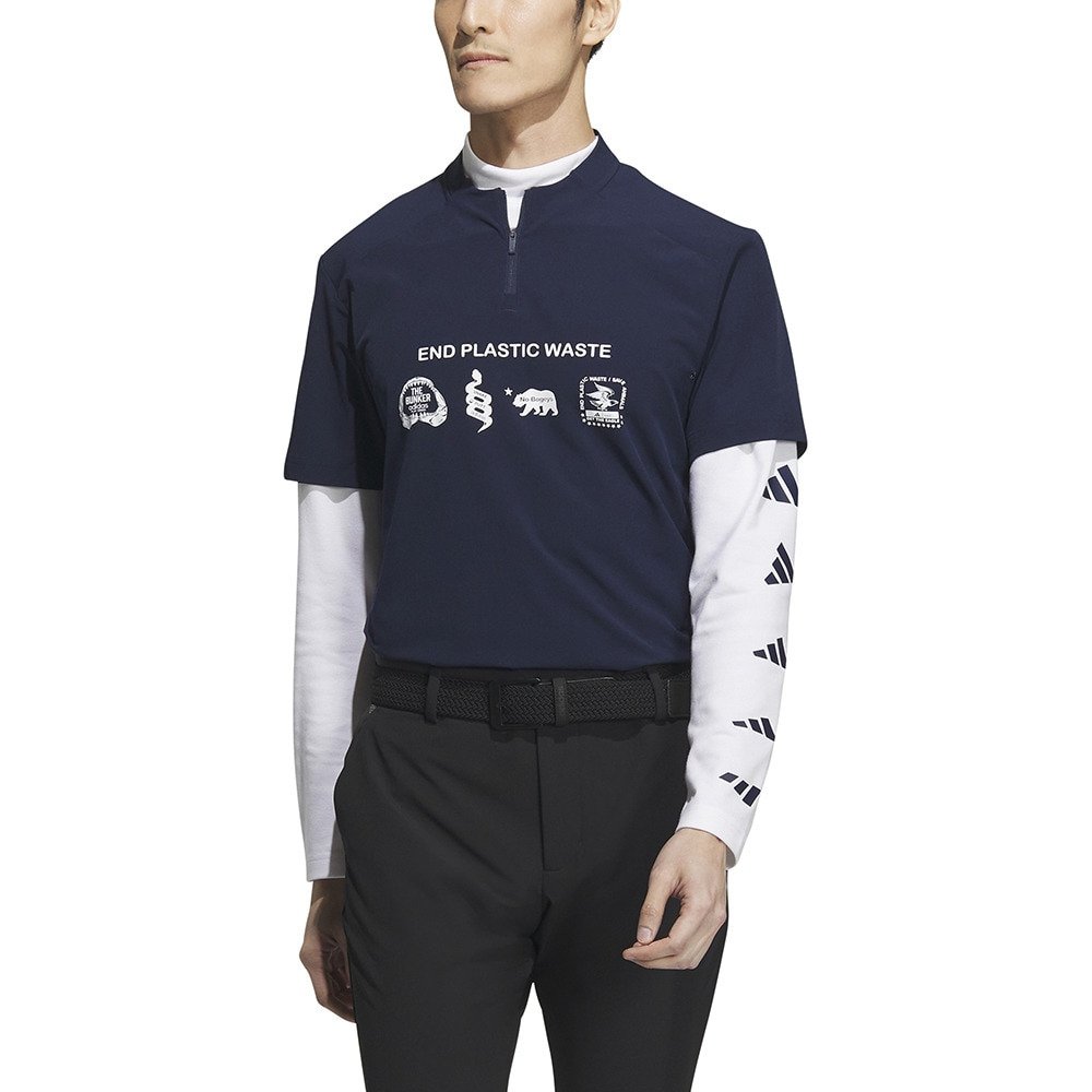 アディダス（adidas）（メンズ）ゴルフウェア モックネック レイヤード