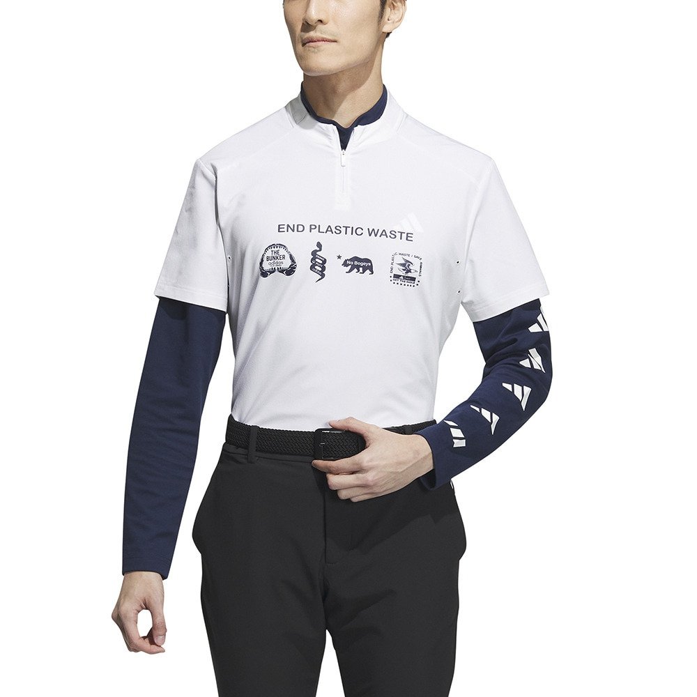 アディダス（adidas）（メンズ）ゴルフウェア モックネック レイヤード