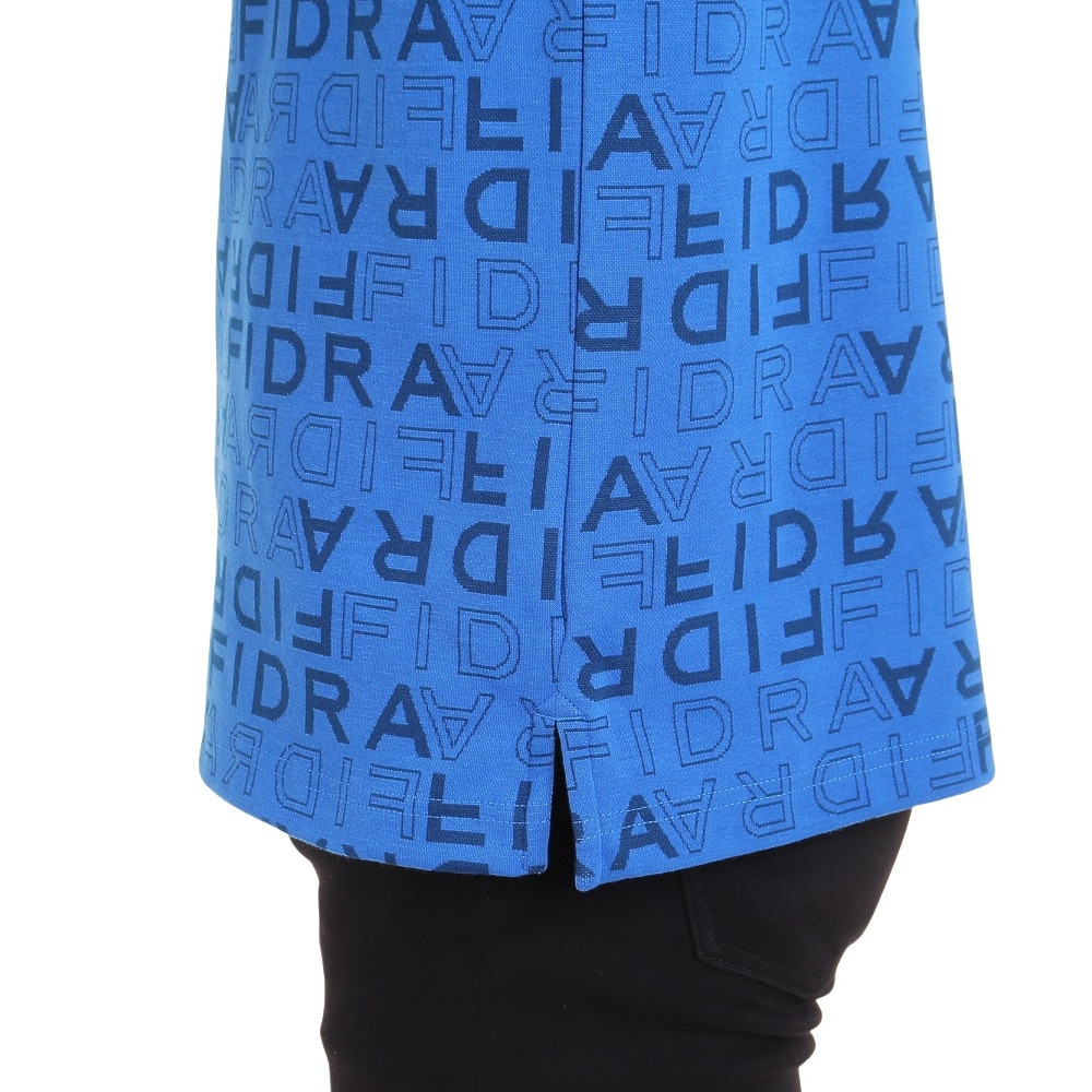 フィドラ（FIDRA）（メンズ）ゴルフウェア 発熱 長袖ポロシャツ FD5QTG08 BLU