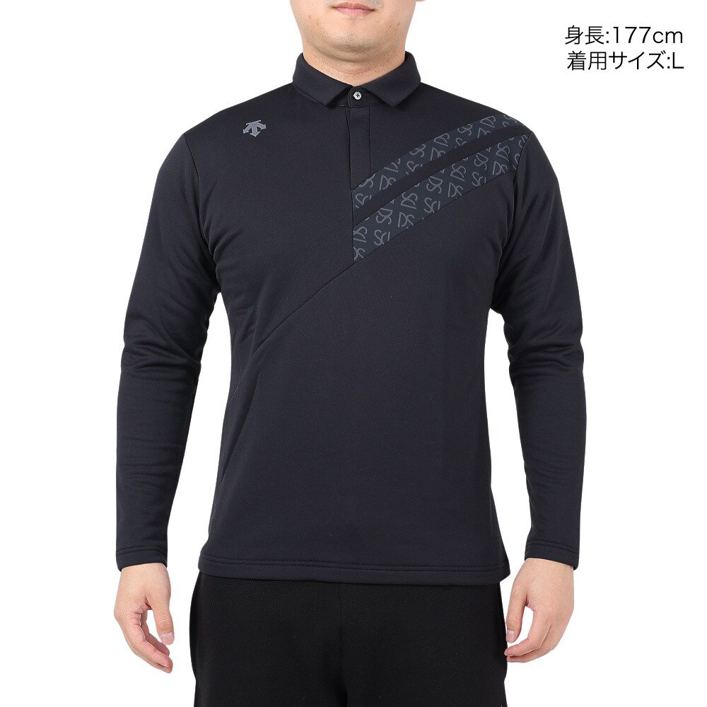 デサントゴルフ（DESCENTEGOLF）（メンズ）ゴルフウェア 裏起毛長袖