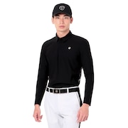 テーラーメイド（TAYLORMADE）（メンズ）ゴルフウェア 吸汗速乾 サイドロゴ 長袖ポロシャツ M19472ーTL379