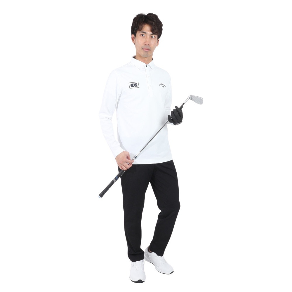 キャロウェイ（CALLAWAY）（メンズ）ゴルフウェア 吸汗速乾 鬼カノコ長袖シャツ C24133100-1030