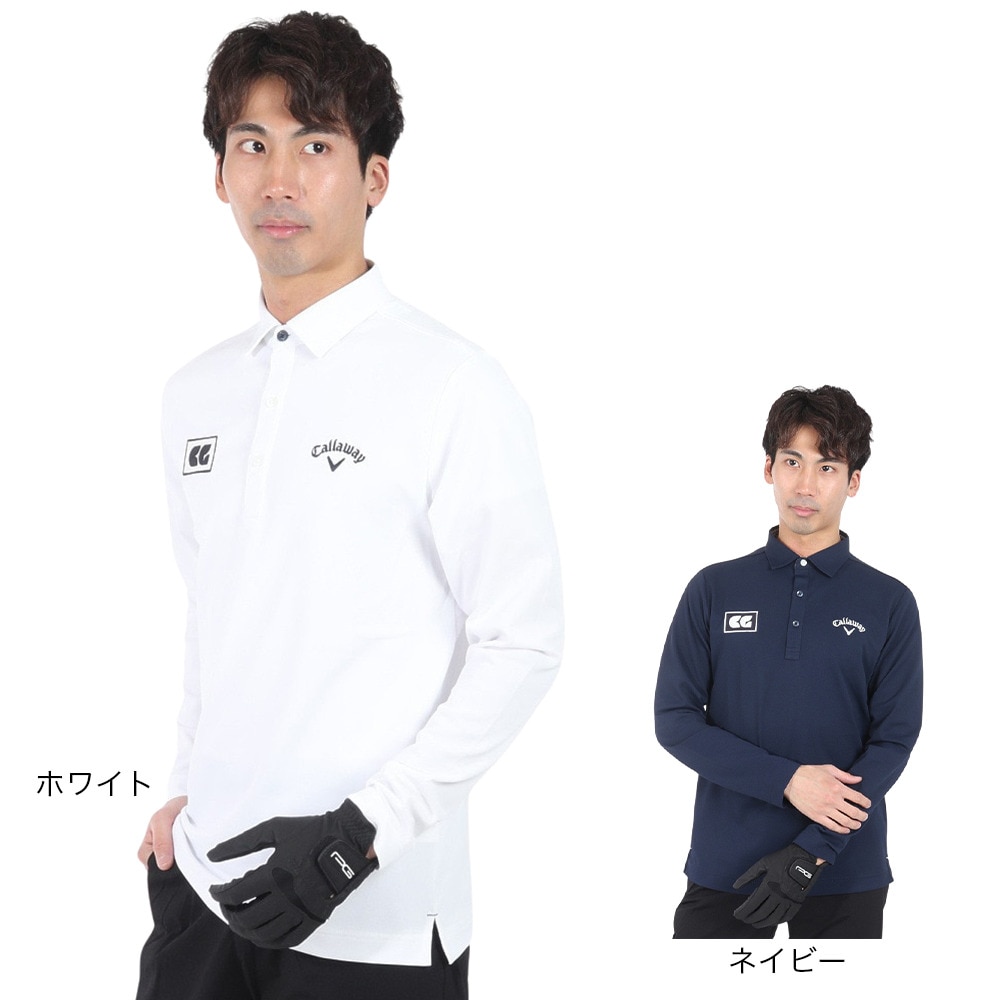キャロウェイ（CALLAWAY）（メンズ）ゴルフウェア 吸汗速乾 鬼カノコ長袖シャツ C24133100-1120