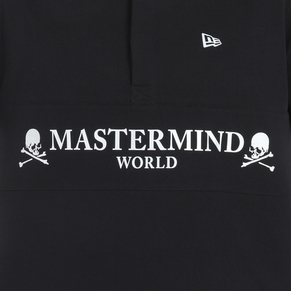 ニューエラ（NEW ERA）（メンズ）ゴルフウェア 長袖ラグビーシャツ MASTERMIND WORLD 14200724