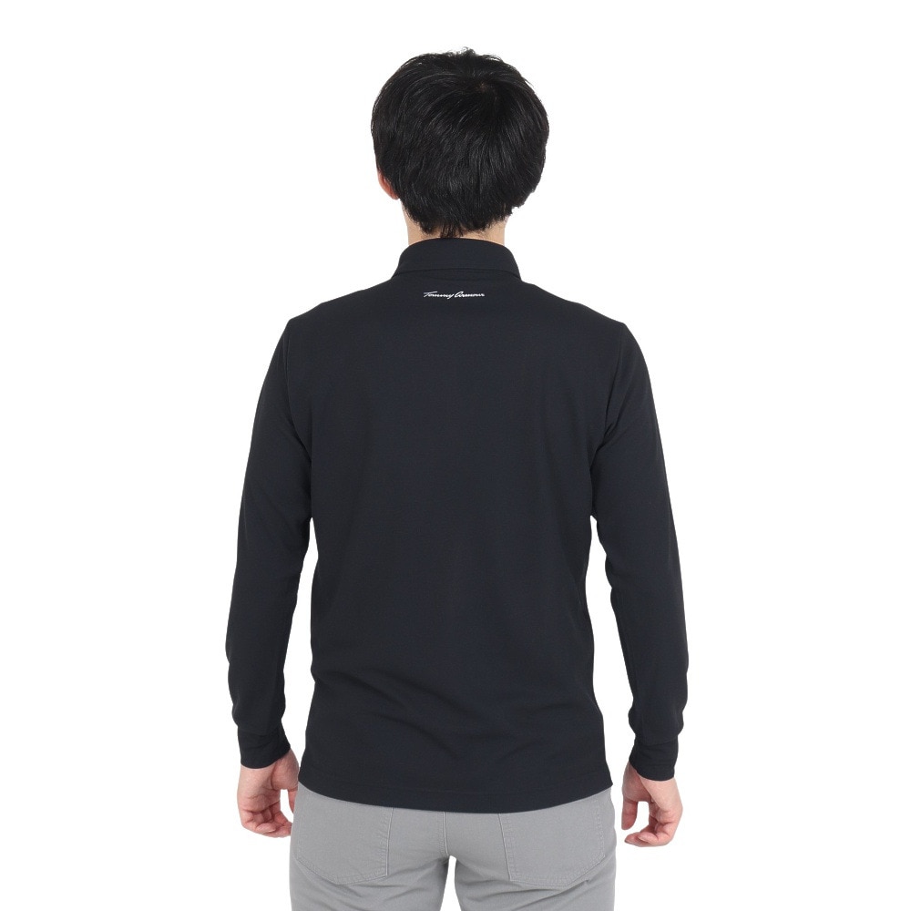 トミーアーマー（Tommy Armour）（メンズ）ゴルフウェア Basic 長袖 ロングスリーブポロシャツ TAES24B030101 BLK