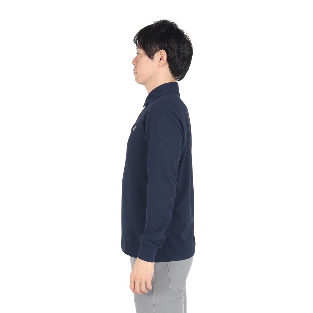 トミーアーマー（Tommy Armour）（メンズ）ゴルフウェア ベーシックロングスリーブポロシャツ TAES24B030101 NVY
