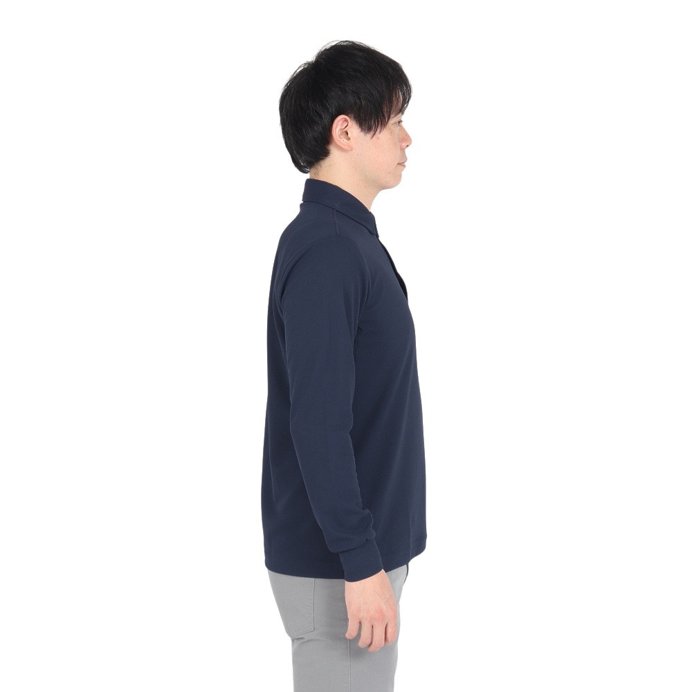 トミーアーマー（Tommy Armour）（メンズ）ゴルフウェア ベーシックロングスリーブポロシャツ TAES24B030101 NVY