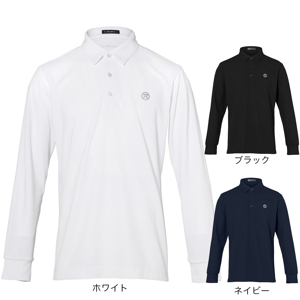 トミーアーマー（Tommy Armour）（メンズ）ゴルフウェア ベーシックロングスリーブポロシャツ TAES24B030101 NVY