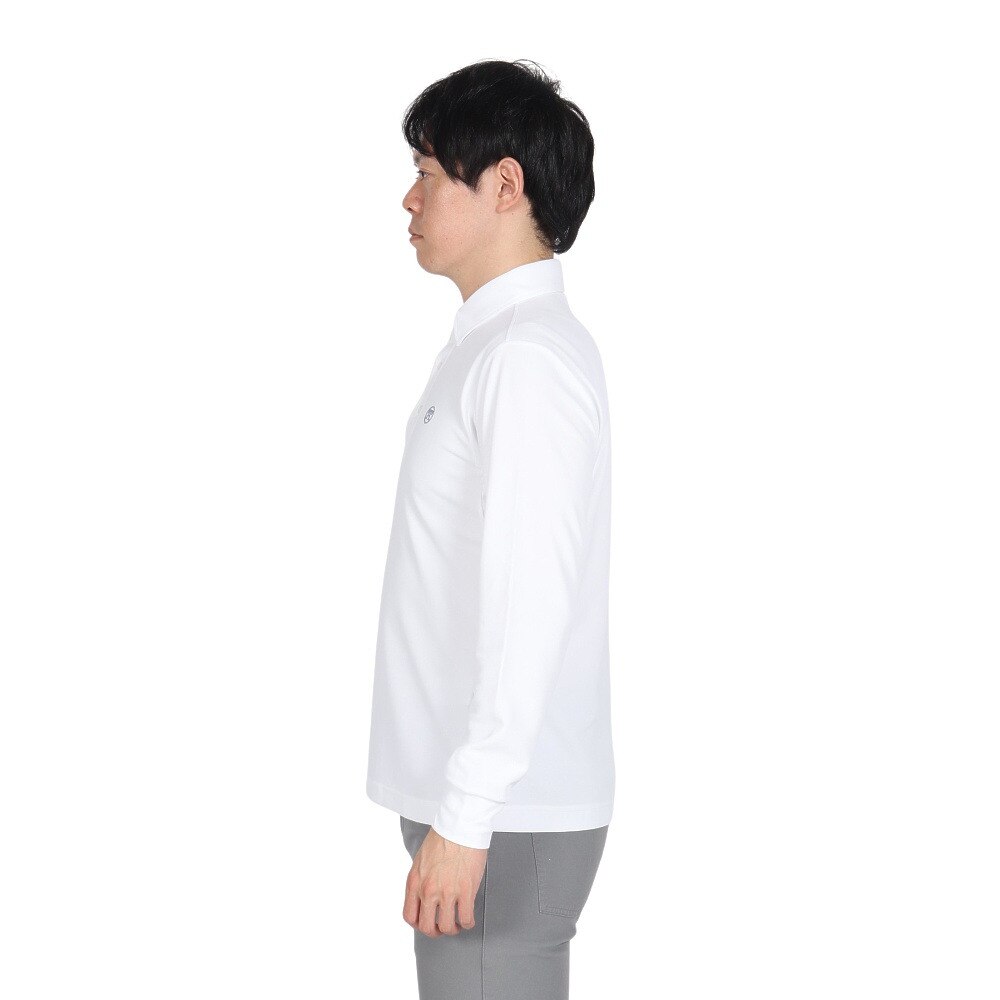 トミーアーマー（Tommy Armour）（メンズ）ゴルフウェア ベーシックロングスリーブポロシャツ TAES24B030101 WHT