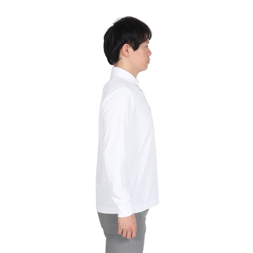 トミーアーマー（Tommy Armour）（メンズ）ゴルフウェア ベーシックロングスリーブポロシャツ TAES24B030101 WHT