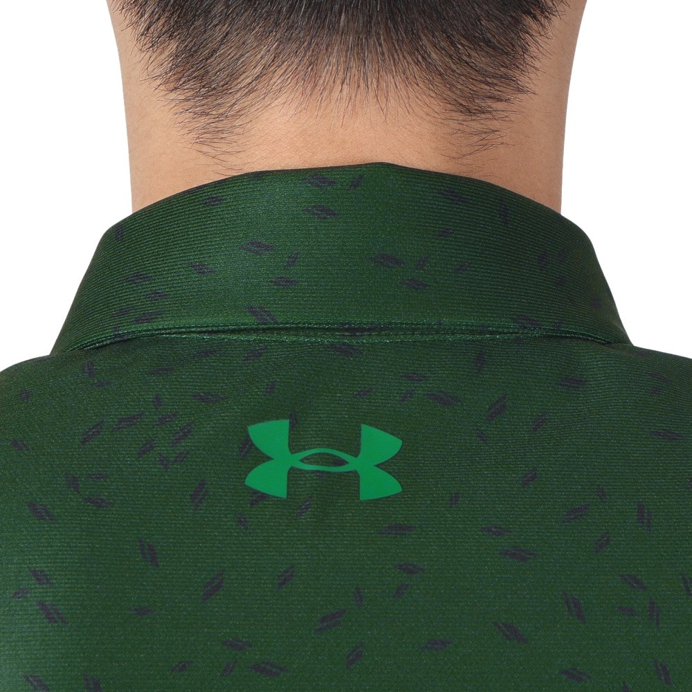アンダーアーマー（UNDER ARMOUR）（メンズ）ゴルフウェア Mid Logo 長袖ポロシャツ 1388812 301