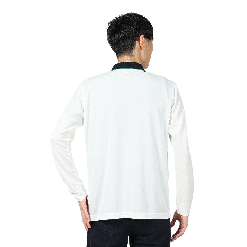 ROSASEN（メンズ）ゴルフウェア 吸水速乾カノコストレッチ 長袖ポロシャツ 044-22812-005-24AW