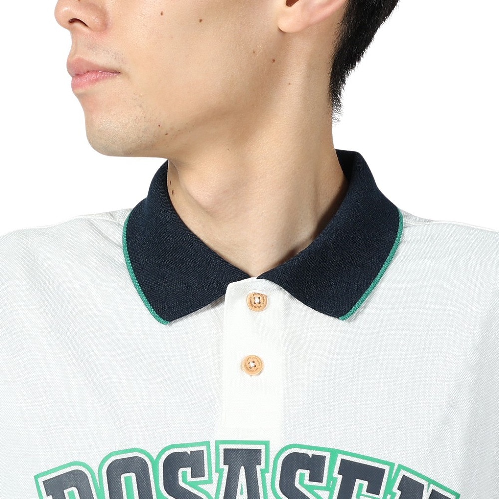ROSASEN（メンズ）ゴルフウェア 吸水速乾カノコストレッチ 長袖ポロシャツ 044-22812-005-24AW