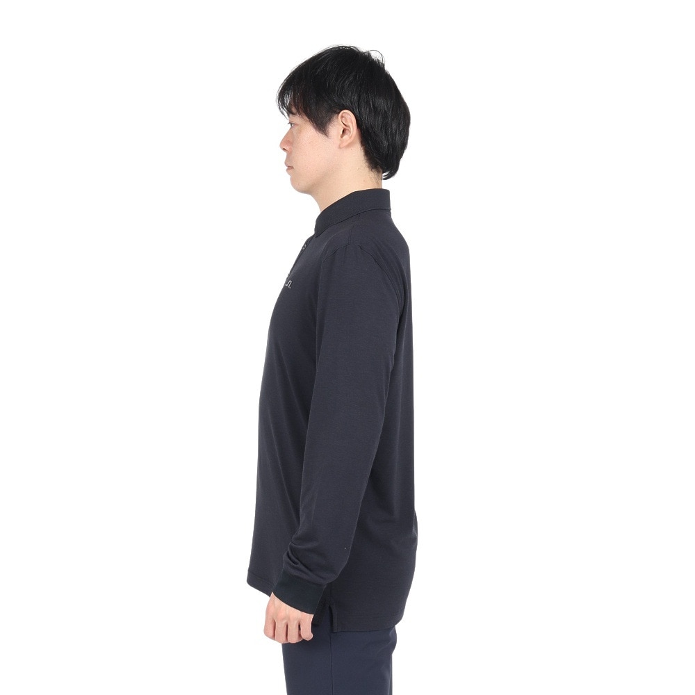 J.LINDEBERG（メンズ）ゴルフウェア Florian 長袖ポロシャツ 071-22911-0019