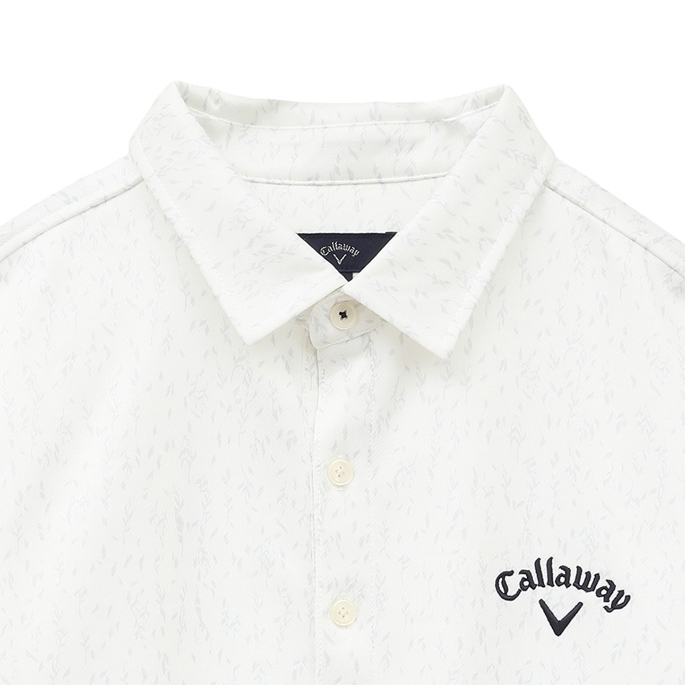 キャロウェイ（CALLAWAY）（メンズ）ゴルフウェア 保温 フェザープリント裏起毛シャツ C24233113-1030