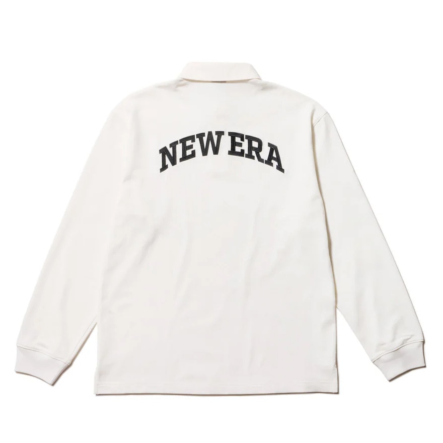 ニューエラ（NEW ERA）（メンズ、レディース）ゴルフウェア 長袖 ラグビーシャツ ヘビーウェイト ソリッド 14326402