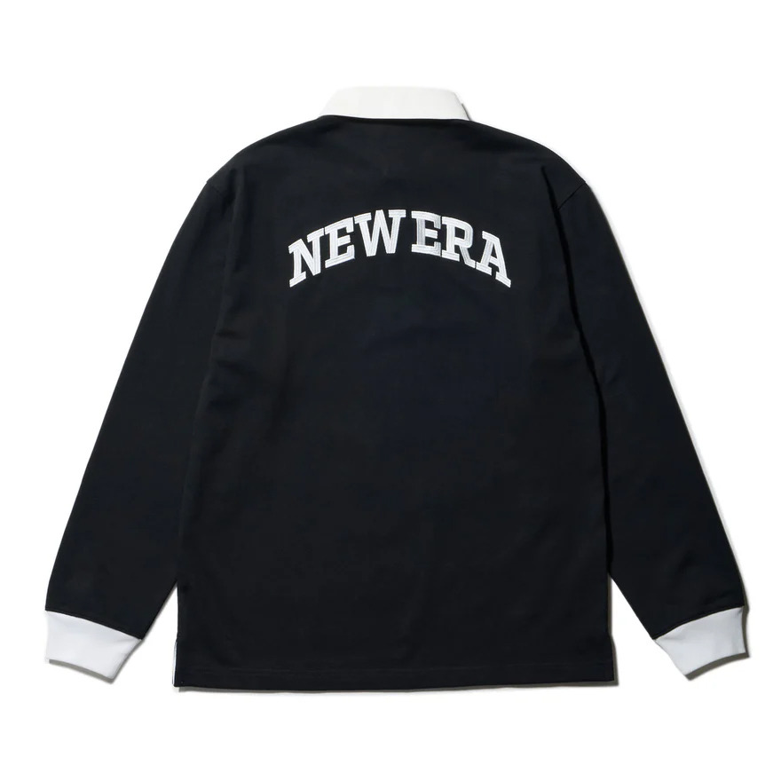 ニューエラ（NEW ERA）（メンズ、レディース）ゴルフウェア 長袖 ラグビーシャツ ヘビーウェイト ソリッド 14326403