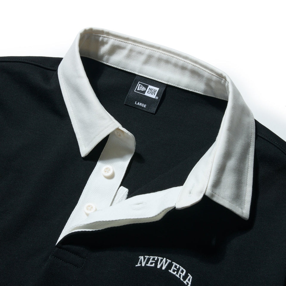 ニューエラ（NEW ERA）（メンズ、レディース）ゴルフウェア 長袖 ラグビーシャツ ヘビーウェイト ソリッド 14326403
