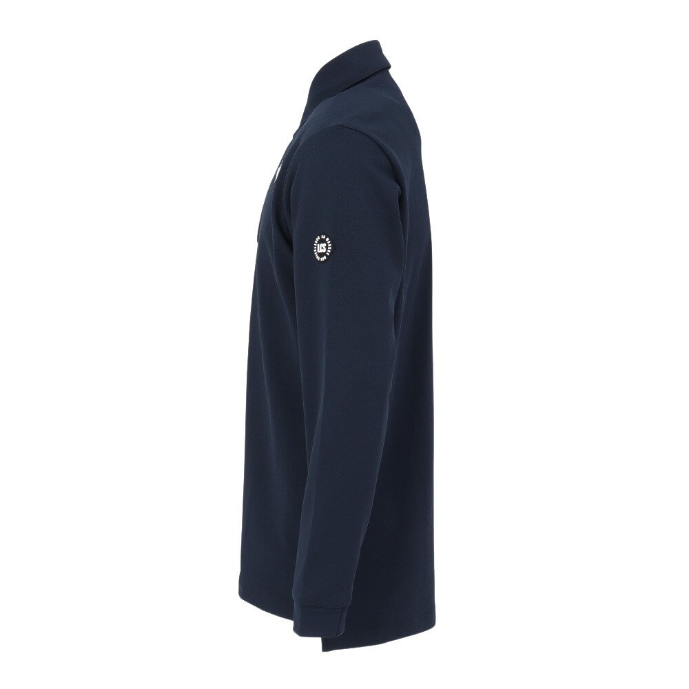 ルコックスポルティフ（lecoqsportif）（メンズ）ゴルフウェア 吸汗速乾 ベーシック 長袖シャツ QGMWJB00 NV00