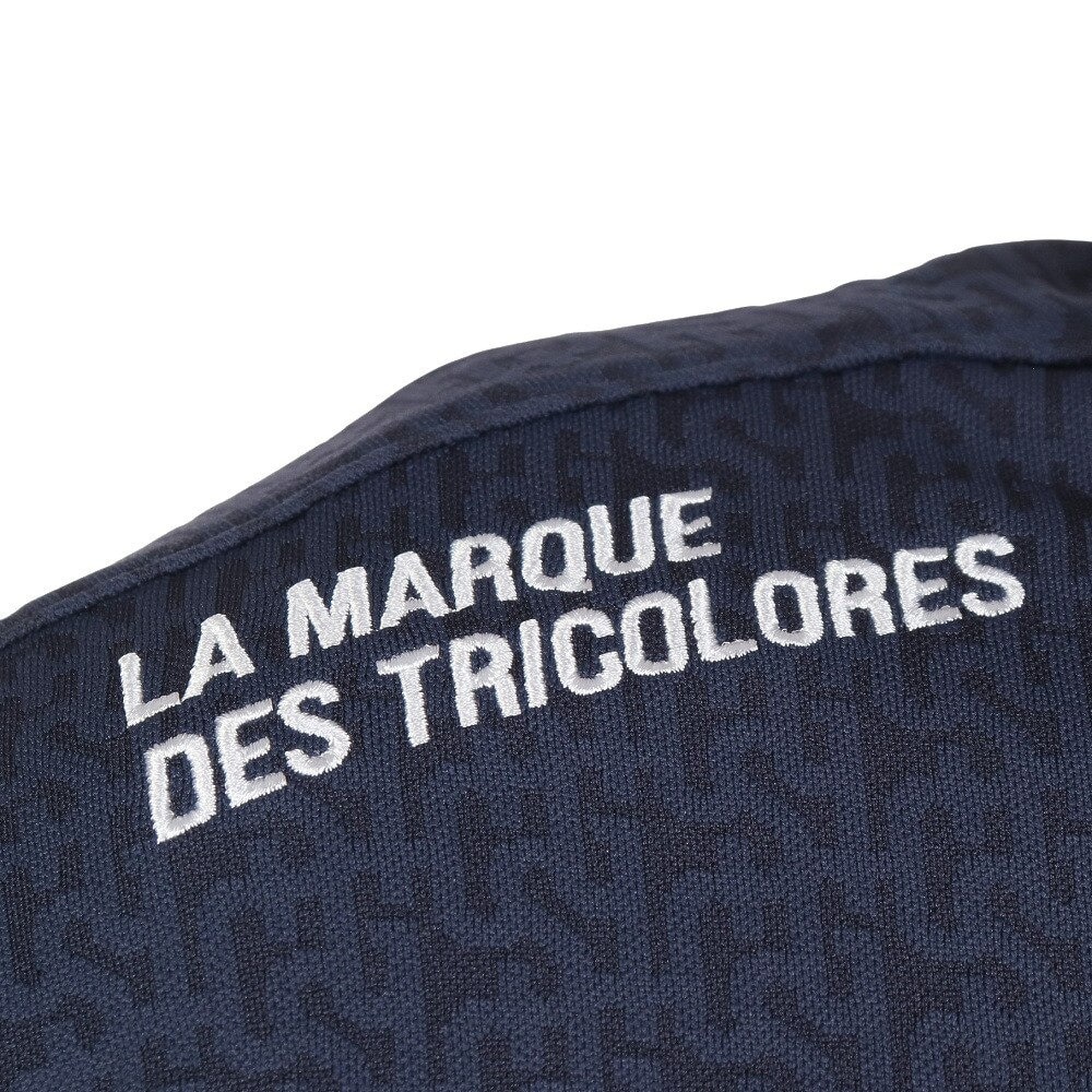 ルコックスポルティフ（lecoqsportif）（メンズ）ゴルフウェア 吸汗 速乾 地柄ジャガード長袖シャツ QGMWJB05 NV00