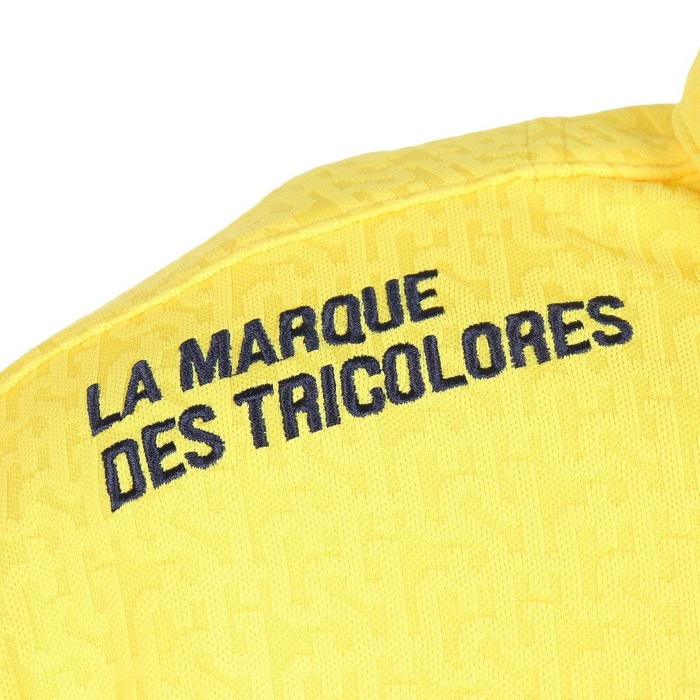 ルコックスポルティフ（lecoqsportif）（メンズ）ゴルフウェア 吸汗 速乾 地柄ジャガード長袖シャツ QGMWJB05 YL00