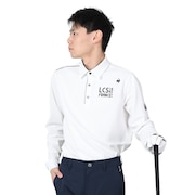 (メンズ)ゴルフウェア 吸汗速乾 ストレッチフォーサー ベーシックデザイン長袖シャツ QGMXJB01
