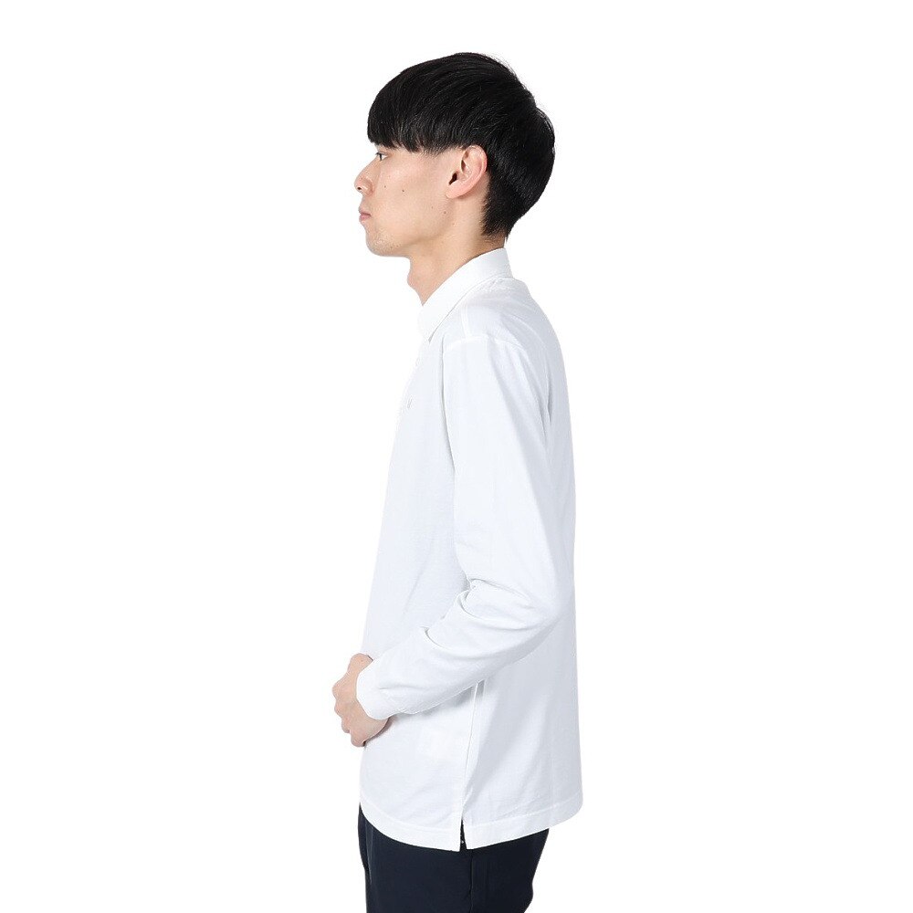 トラヴィスマシュー（Travis Mathew）（メンズ）ゴルフウェア ストレッチ 長袖スタンダードポロシャツ 7AI020-1WHT
