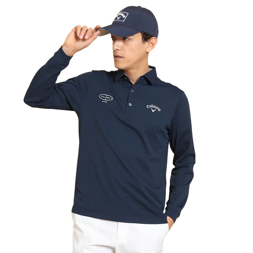 キャロウェイ（CALLAWAY）（メンズ）ゴルフウェア ひんやり感 オニカノコ長袖シャツ C25133100-1120