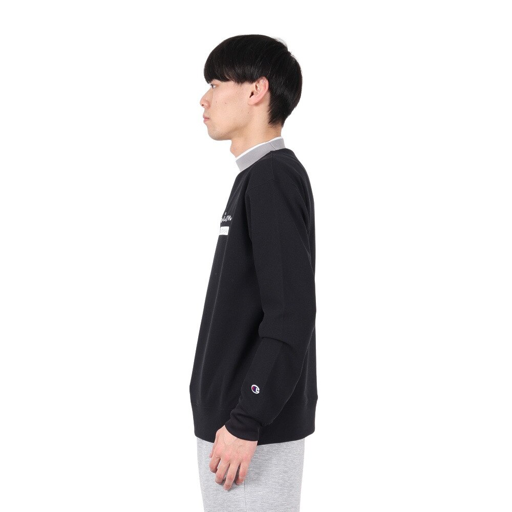 チャンピオン（CHAMPION）（メンズ）ゴルフウェア 吸汗速乾 長袖 モックネックシャツ C3-BG401 090