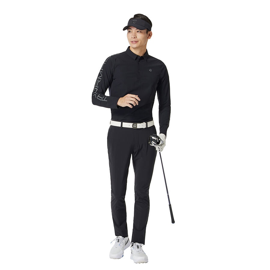 テーラーメイド（TAYLORMADE）（メンズ）ゴルフウェア ロゴスリーブ ロングスリーブポロ M13114-UN606