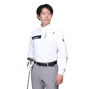 (メンズ)ゴルフウェア 吸汗速乾 ストレッチフォーサー ベーシックデザイン 長袖シャツ LG4FLS00M