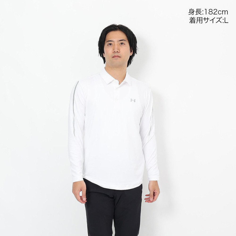 アンダーアーマー（UNDER ARMOUR）（メンズ）ゴルフウェア DRI 長袖ポロシャツ 6007980 100